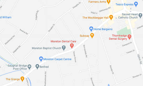 Moreton Map